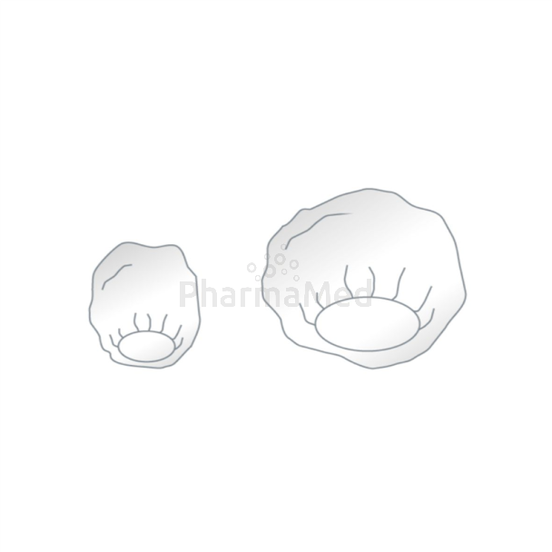 Housse ronde pour équipements médicaux 65x85cm - 4x30pcs