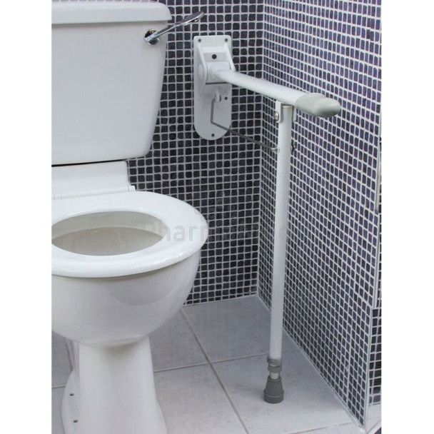 Barre d'appui sur pied pour WC - 70cm