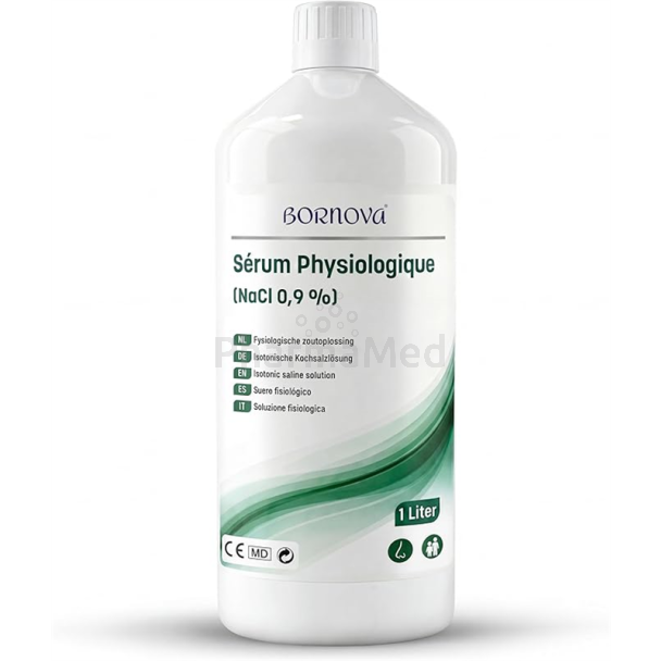 Sérum physiologique NaCl 0.9% Bornova - 1L