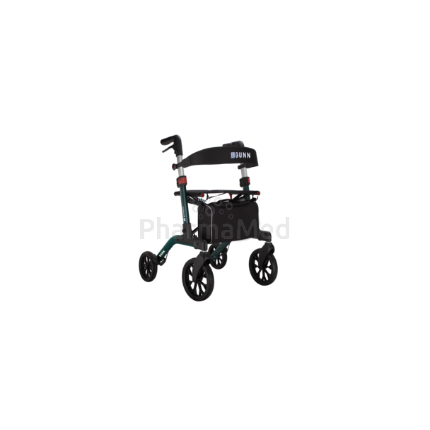 Rollator BROOKLYN NOIR - 4 roues - double pliage
