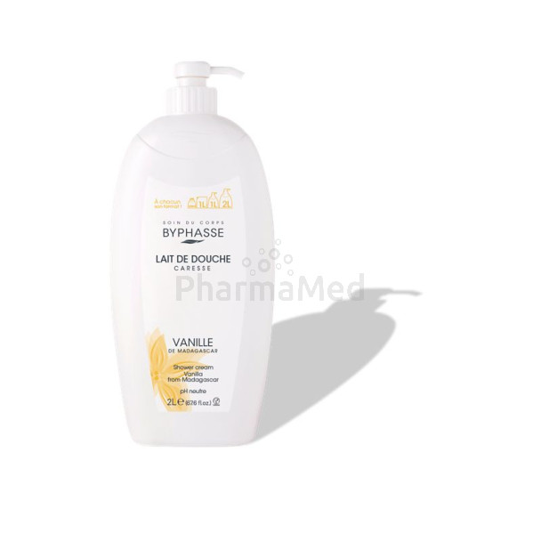 BYPHASSE Caresse lait de douche - Fleur de vanille 2L