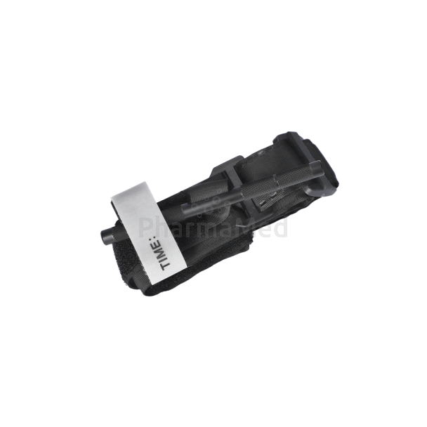 Garrot militaire tourniquet noir 96x4cm - 1pc