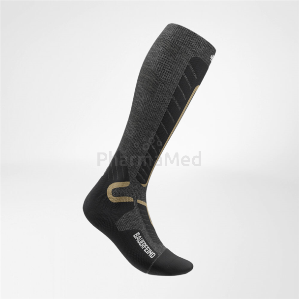 Chausettes de compression Ski Alpin Homme M 42-45 grise