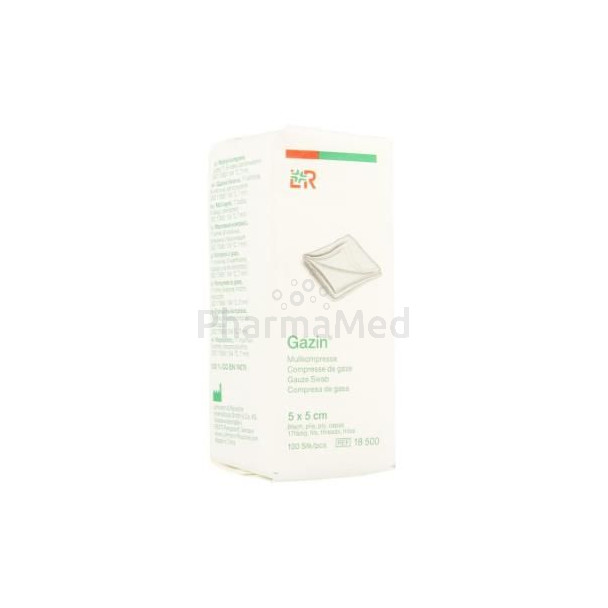 Compresses gaze NS L&R 5x5cm - 100pc