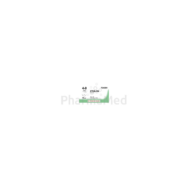 ETHILON 4/0 F2435H USP FS-3 75cm Noir - 36fils