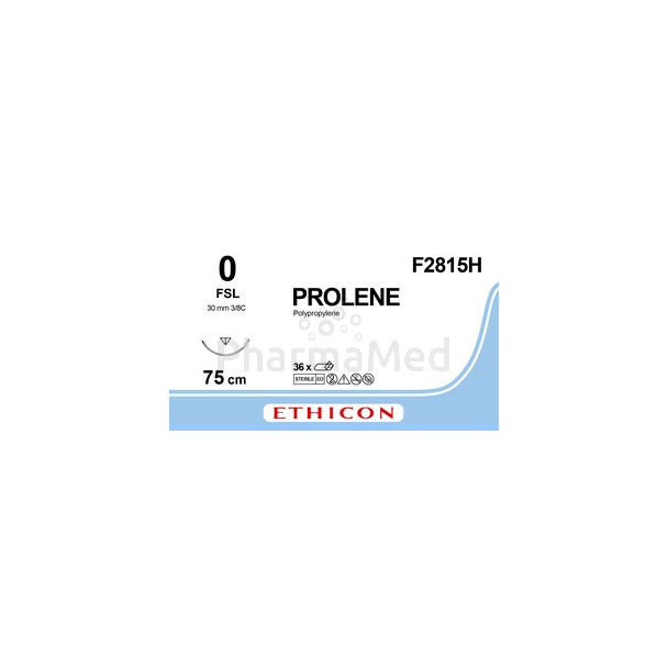 ETHICON PROLENE 0 F2815H FSL 75cm - 36fils