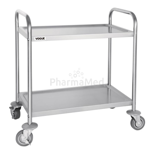 VOGUE chariot de débarrassage en 2 niveaux - 1pc