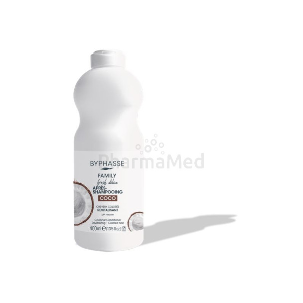 BYPHASSE Après-shampoing Family fresh Noix de Coco 400ml