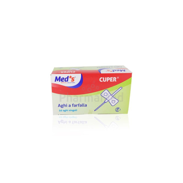 Aiguilles à ailettes FARMAC 22G noir - 50pc