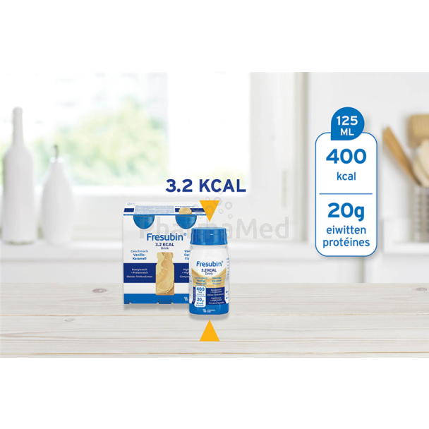 Fresubin 3.2 Kcal Drink - Hazelnoot - 4x200ml