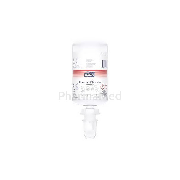 Gel hydroalcoolique S4 Tork Extra Hand Sanitizing - 1L