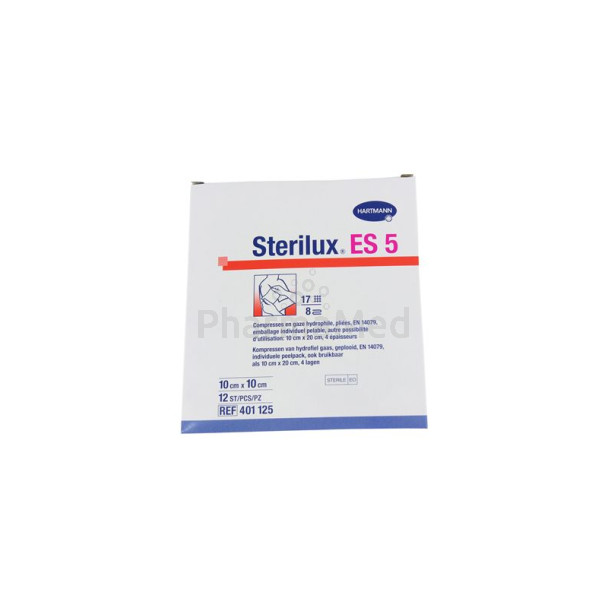STERILUX Compresses gaze ST 5/1 10X10cm - 12x1pc