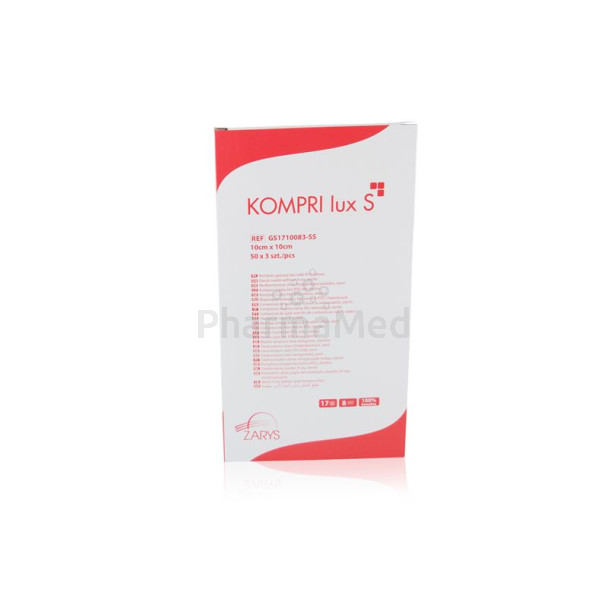 Compresses gaze ST ZARYS 5/3 10x10cm (50x3pc)