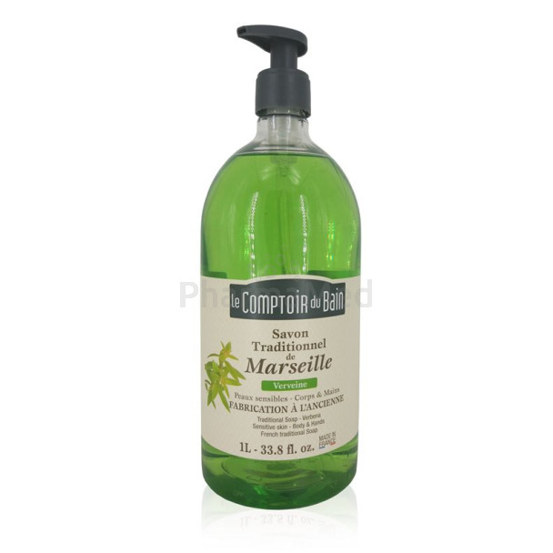 LCB Savon de Marseille liquide Verveine - 1L