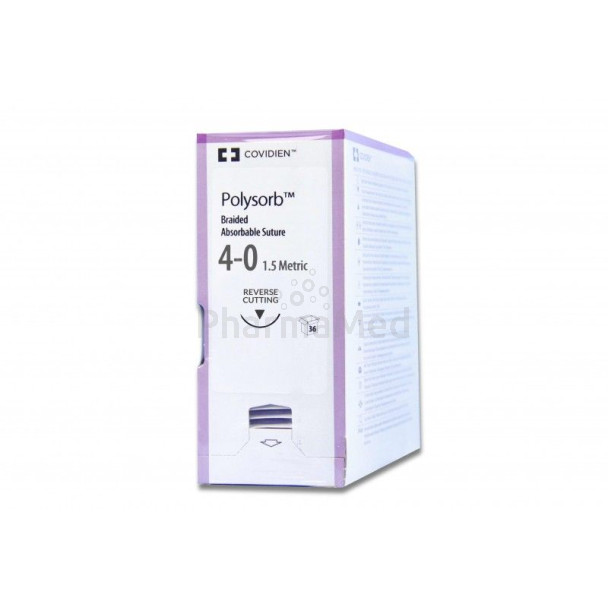 POLYSORB 4/0 P-13 18mm 45cm - 36draden