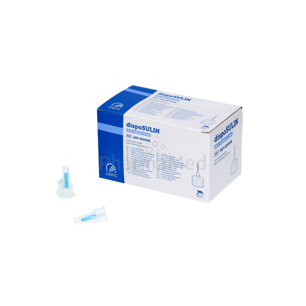 Aiguilles dispoSULIN 31G 0,25mmx8mm - 100pc
