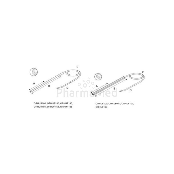Drains cannelés 10FR ORHUR101 - 10pcs