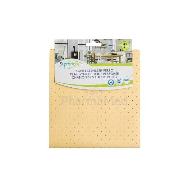 Peau de chamois synthétique - EXTRA perfo - 40x35cm