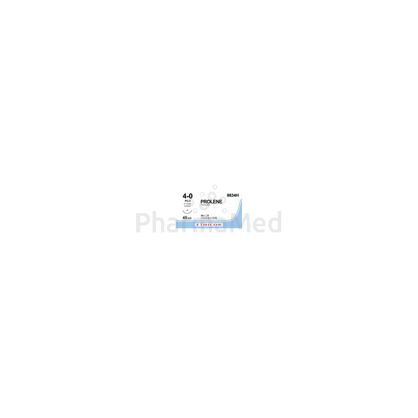 PROLENE USP4/0 8634H PC-3 45cm Bleu - 36fils