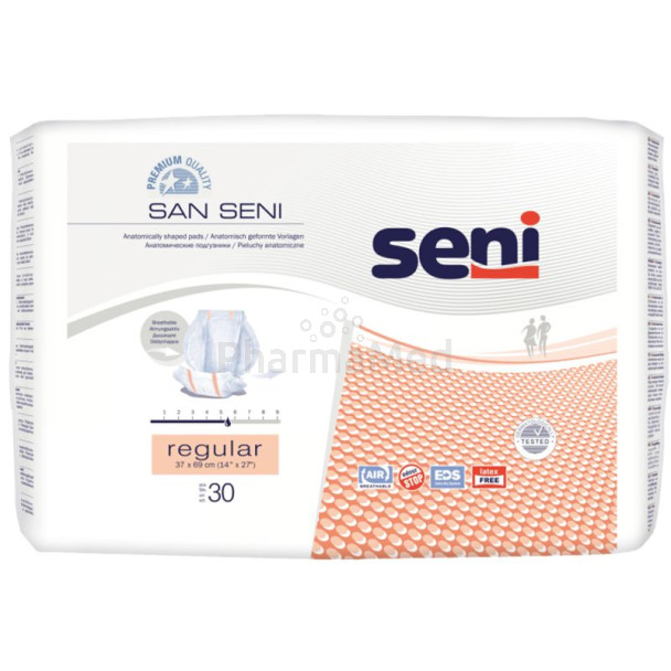 Couche anatomique SAN SENI - Regular - 30pc