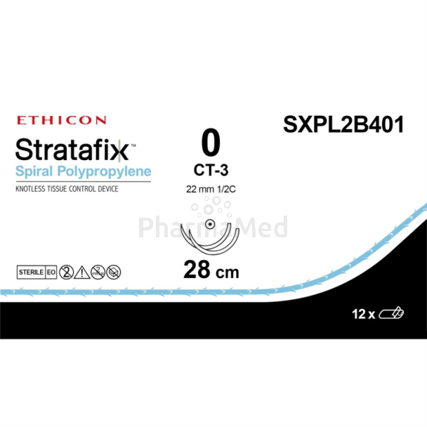 STRATAFIX 0 SXPL2B401 CT-3 28cm - 12draden