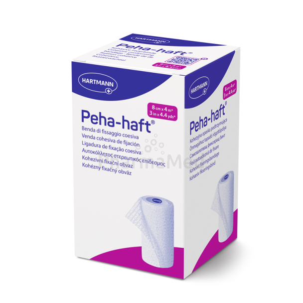PEHA HAFT bande élastastique cohésive - 4mx8cm - 1pc