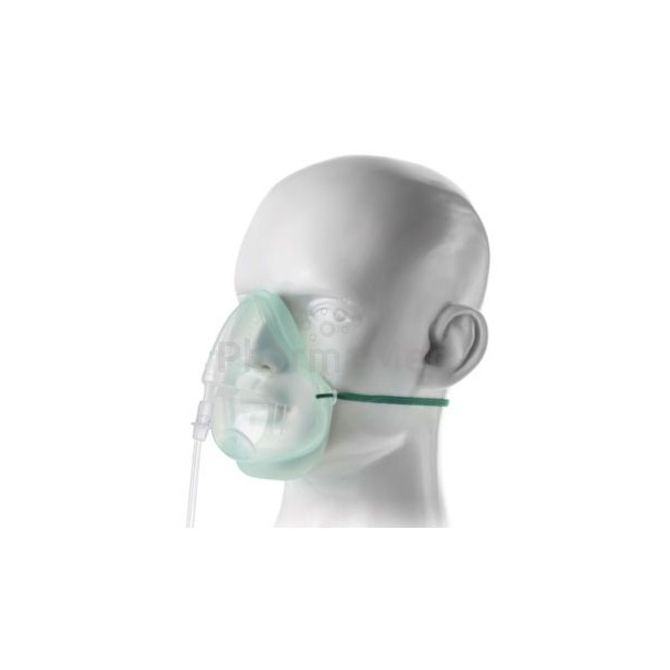 Masque Intersurgical EcoLite™ oxygène adulte avec tuyau 2 - 40pc