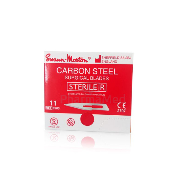 Lames bistouri Stérile S&M - N°11 - 100pc