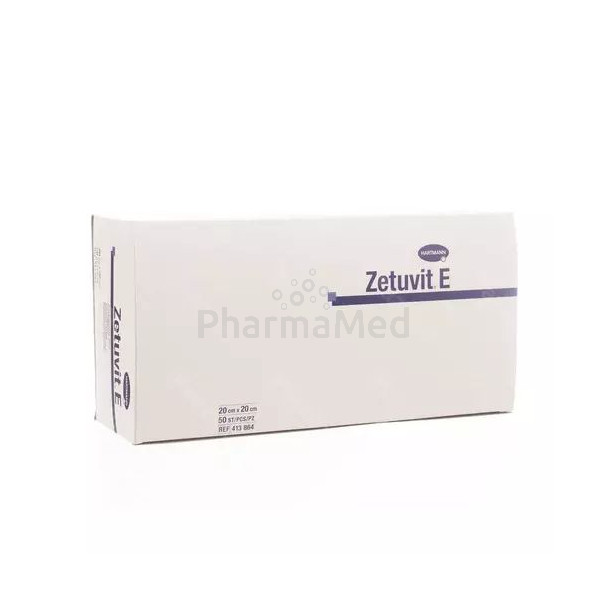 Compresses absorb. non-stériles ZETUVIT E - 20X20cm - 50pc