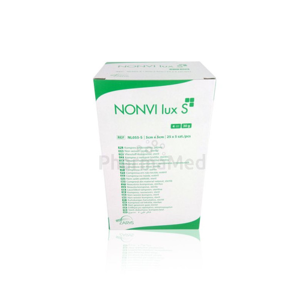 Compresses NT ST ZARYS 1/5 5x5cm (25x5pc)
