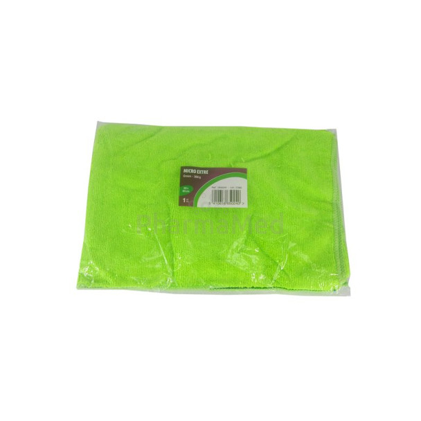 Torchon microfibres vert 60x80cm - 1pc