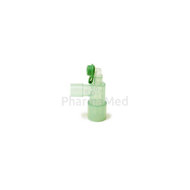 Raccord coudé fixe 22M/15F-15M + prise luer lock avec capuc
