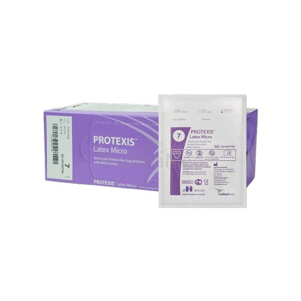 Gants de chirurgie PROTEXIS latex micro - 9,0 - 50 paires