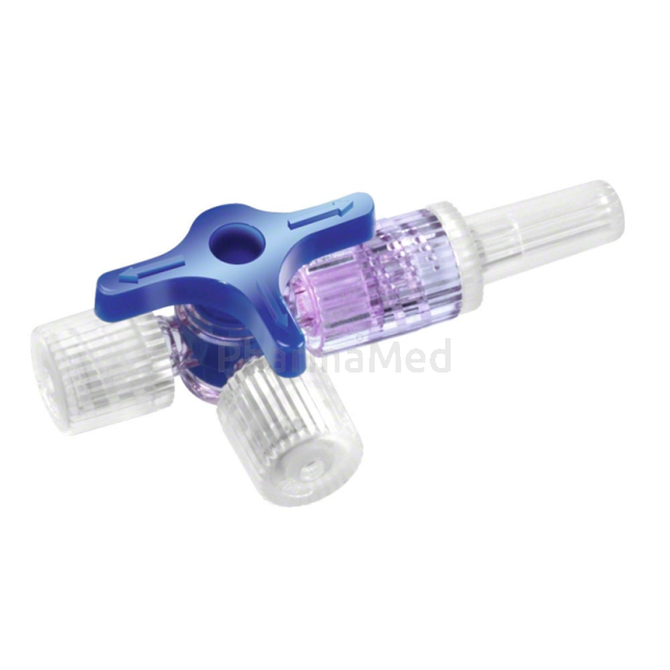 Robinet 3 voies luer DISCOFIX Bleu - 100pc