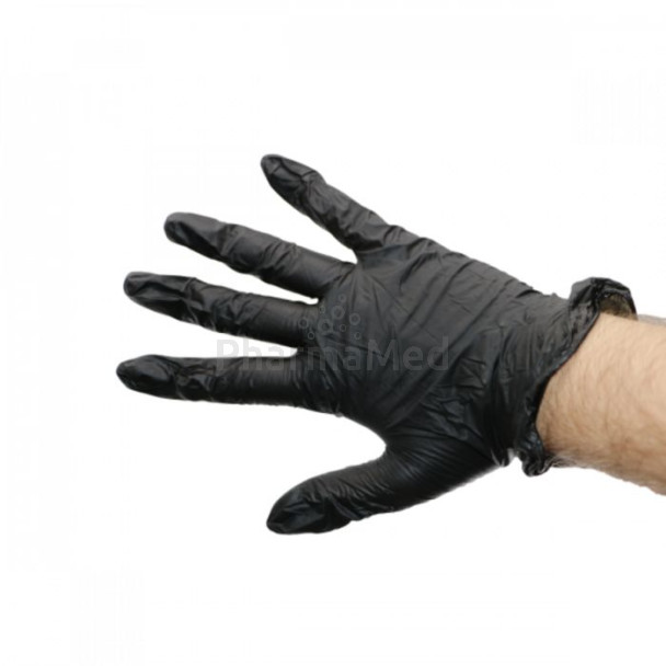 Gant hybride noir VI-NI 5g - Medium - 100pc
