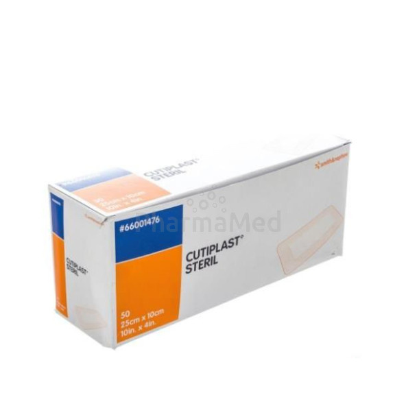 CUTIPLAST pansement stérile - 1476 - 10x25cm - 50pc