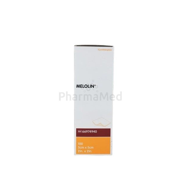 Compr. non adh. ST MELOLIN 5x5cm - 100x1pc