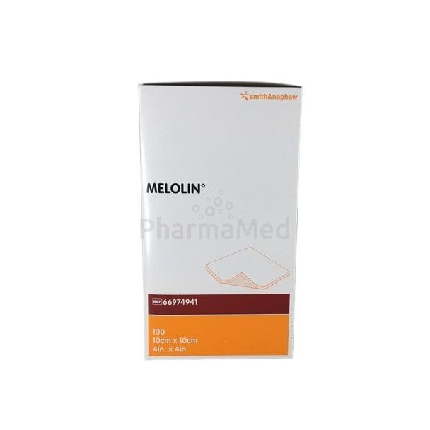 Compr. non adh. ST MELOLIN 10x10cm  - 100x1pc