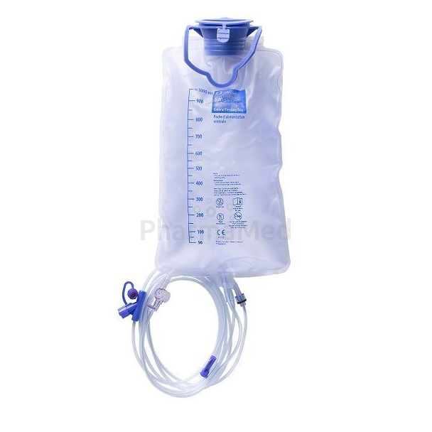 Poche Kangaroo 1000ml stérile + port d'injection - 30pc