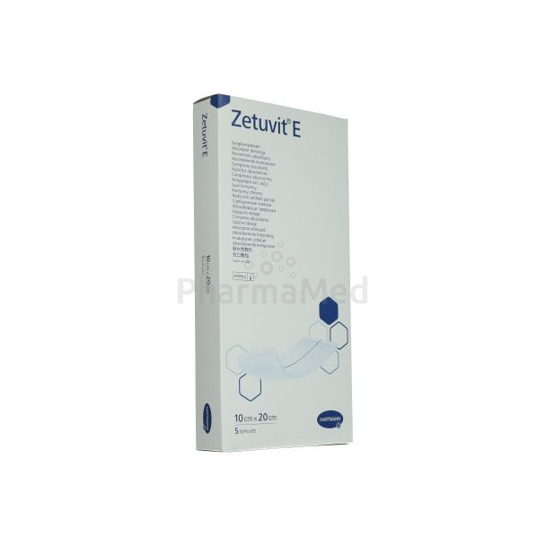 Compresses absorb. non-stériles ZETUVIT E - 10X20cm - 5pc