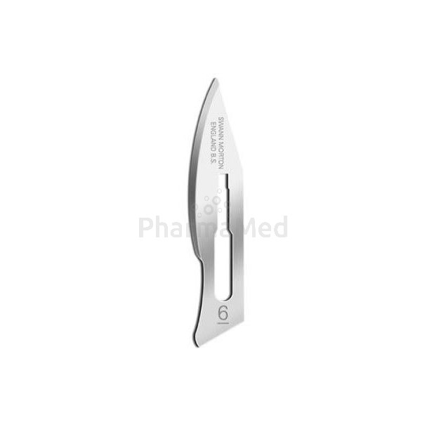 Lames bistouri Stérile S&M - N°6 - 100pc
