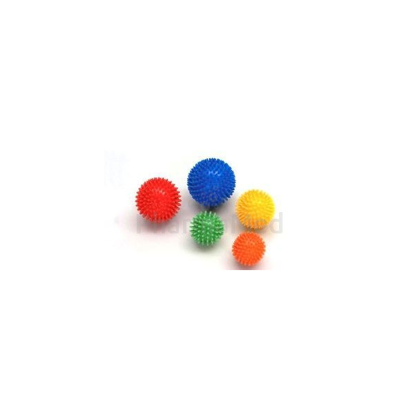 Balle de massage - 9cm rouge - 1pc