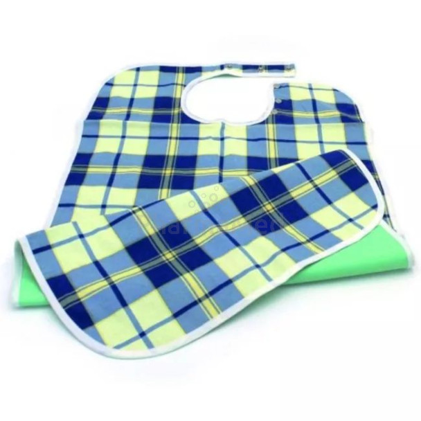 Bavoir imperméable à pressions 43x91cm