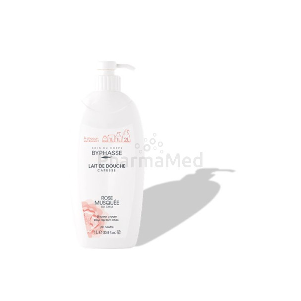 BYPHASSE Caresse douchemelk Rose musquée 1L