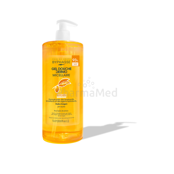 BYPHASSE Gel douche dermo micellaire  Argan 1L