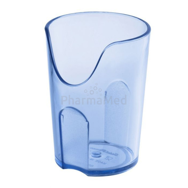 Verre Découpe nasale 16cl Bleu