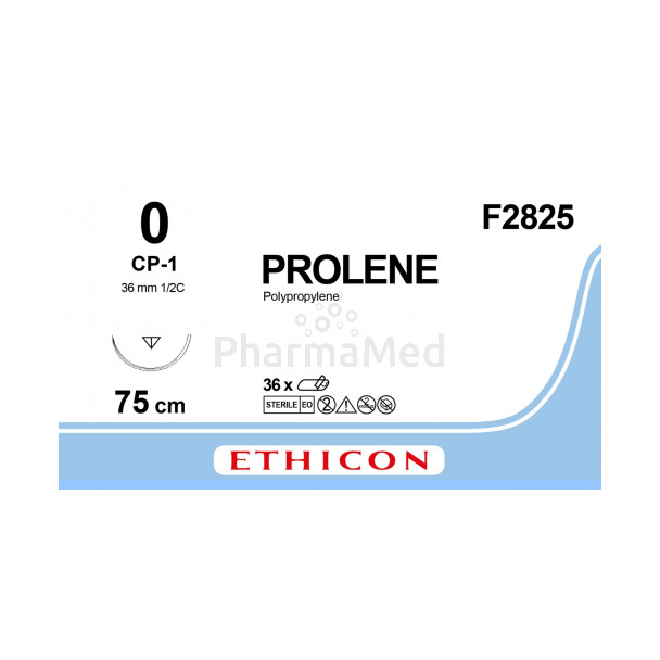 PROLENE 0 F2825 CP-1 75cm - 36fils