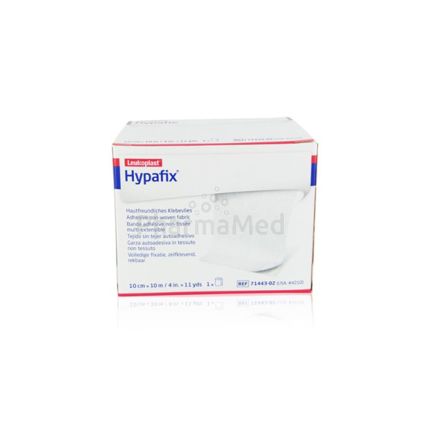 Hypafix adhésif non tissé blanc 10cm x 10m - 1rlx