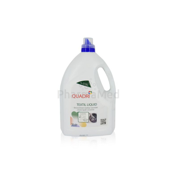 QUADRI TEXTIL lessive liquide Professionnel - 3L