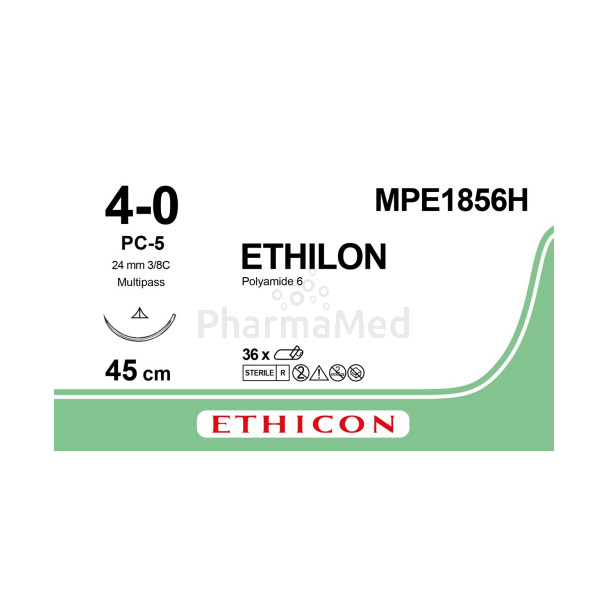 ETHILON 4/0 MPE1856H PC-5 45cm - 36draden